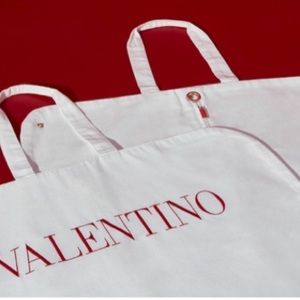 Valentino long dust bag with zipper from middle & carry handles
